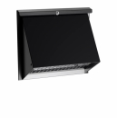 Ytterväggskåpa VK 125 mm Svart